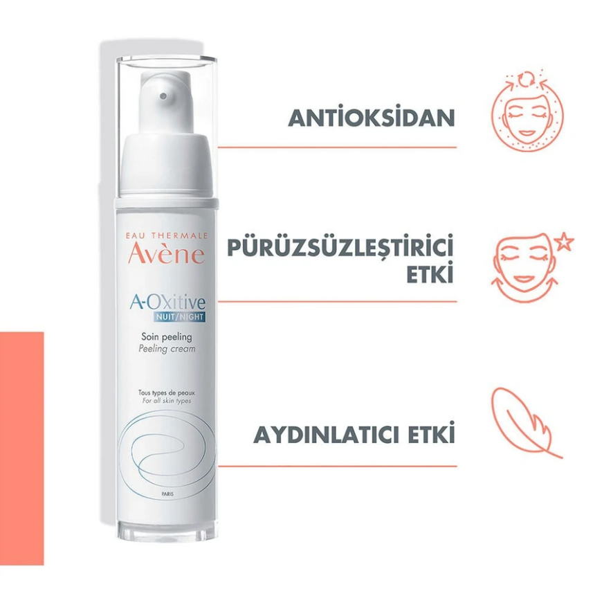 Avene A-Oxitive Yaşlanma Karşıtı Peeling Etkili Gece Bakım Kremi 30 ml - 2