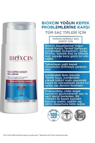 Bioxcin Aqua Thermal Yoğun Kepek Karşıtı Ds Şampuan 200ml - 3