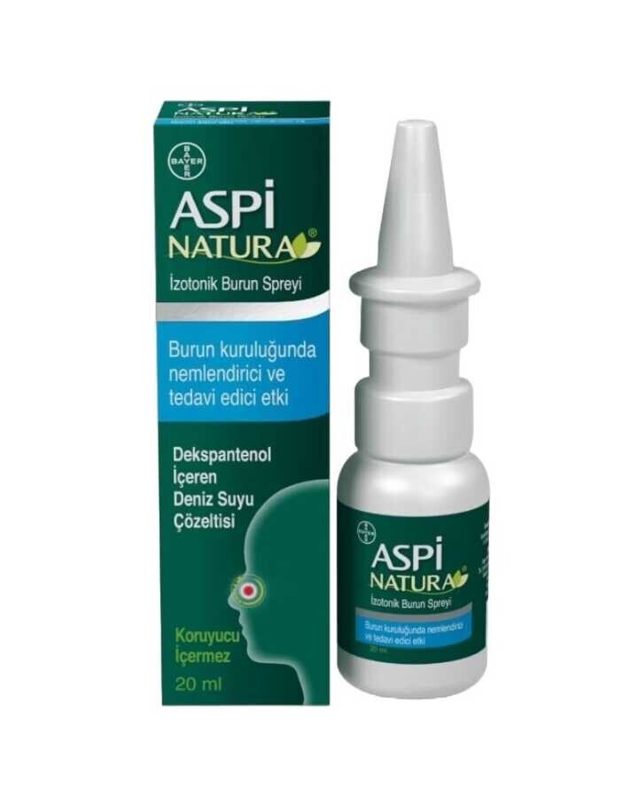 Aspi Natura İzotonik Burun Spreyi 20ml - 1