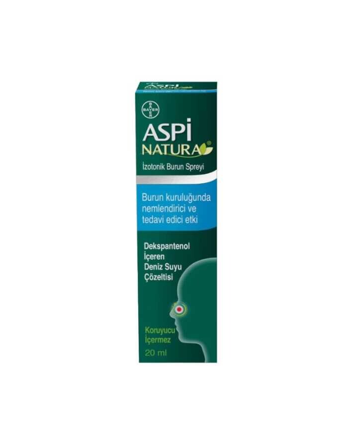 Aspi Natura İzotonik Burun Spreyi 20ml - 3