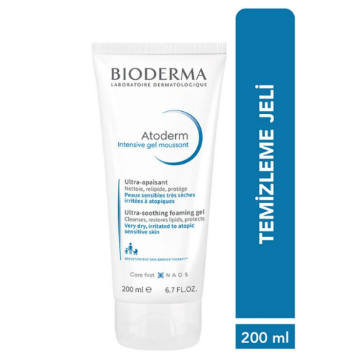 Atoderm Intensive Foaming Gel Atopiye Eğilimli Ciltler İçin Zengin İçerikli Temizleyici Jel 200ml - 2