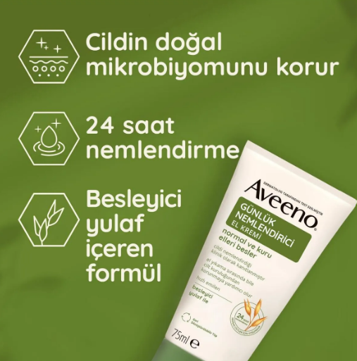 Aveeno Günlük Nemlendirici El Kremi 75 ml - 3