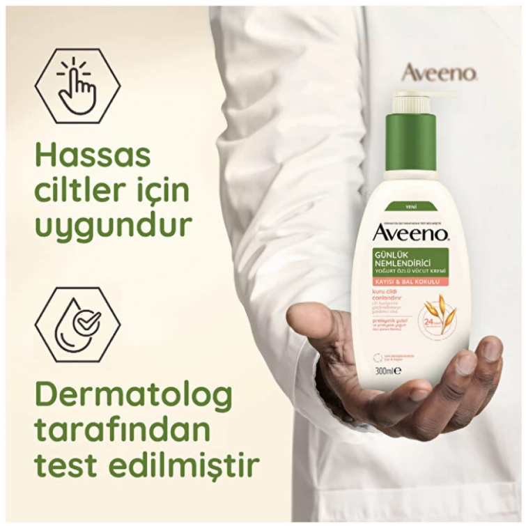 Aveeno Günlük Nemlendirici Vücut Kremi 300 ml - 3