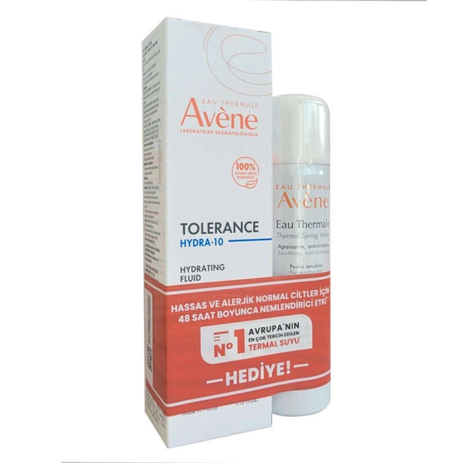 Avene Tolerance Hydra-10 Hydrating Fluid 40 ML Termal Su 50 ML Hediyeli - 1