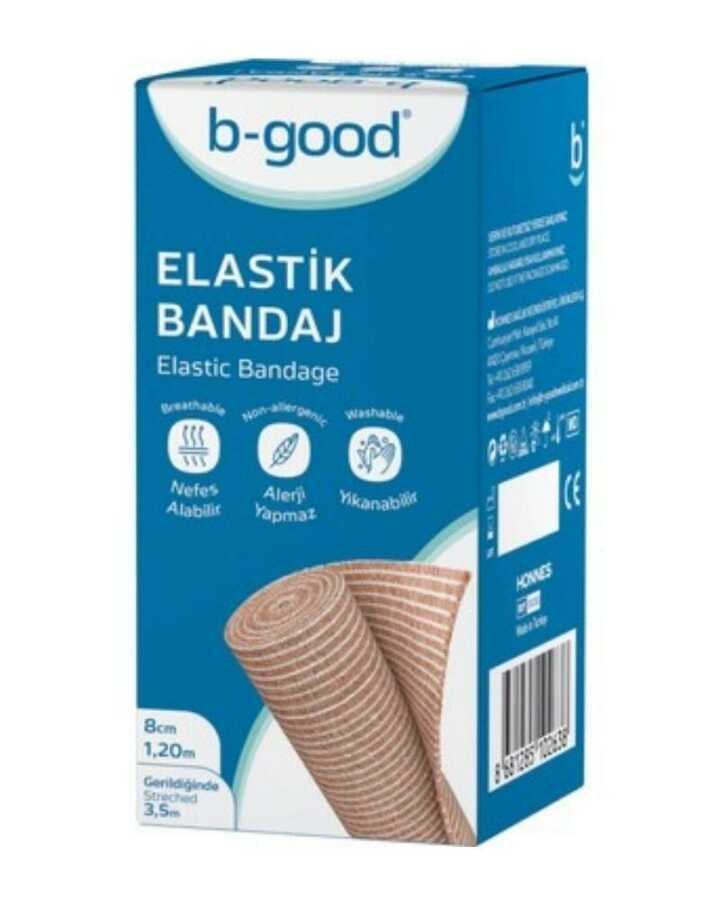 B-Good Elastik Bandaj 8cm X 3.5m Kategorisiz Urunler B-Good | Farmavantaj