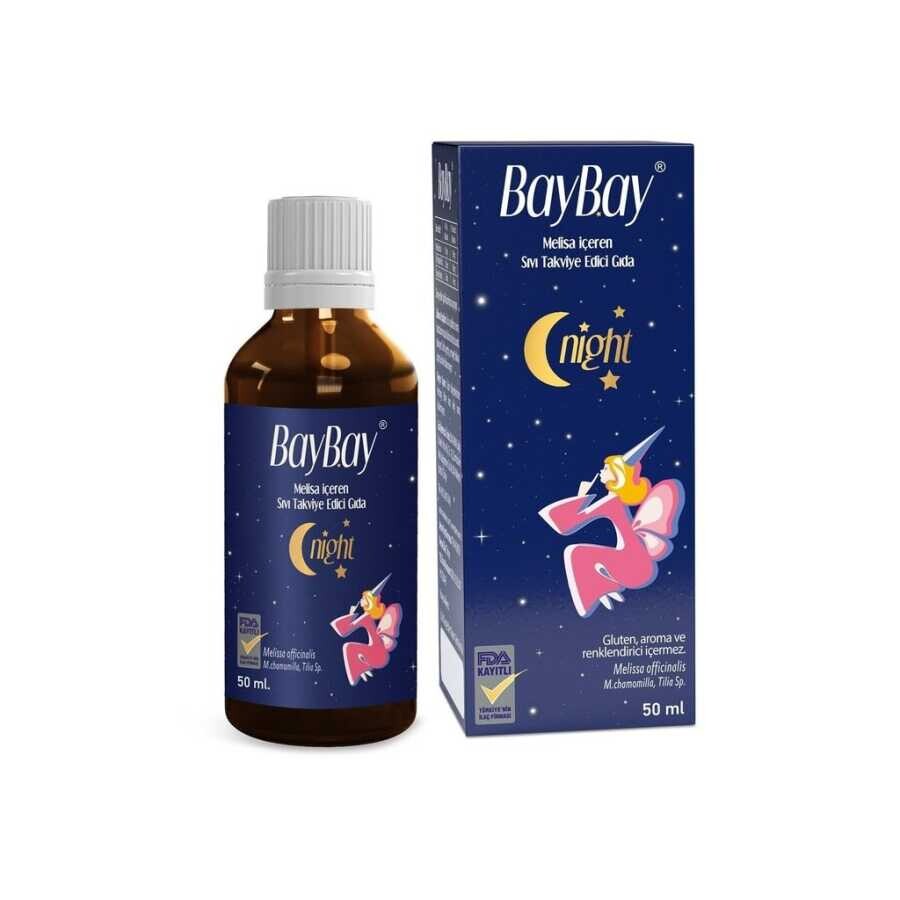 Baybay Night Melisa İçeren Takviye Edici Gıda 50ml - 1