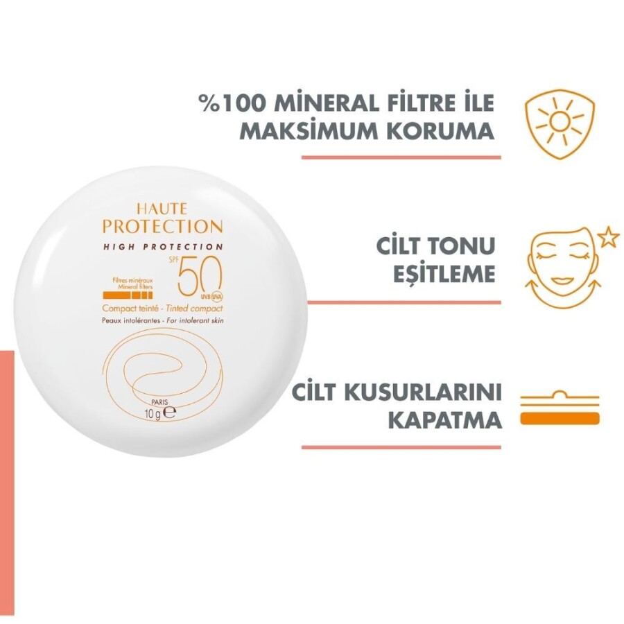 Avene Beige Kompakt Pudra SPF50+ 10 gr - 3