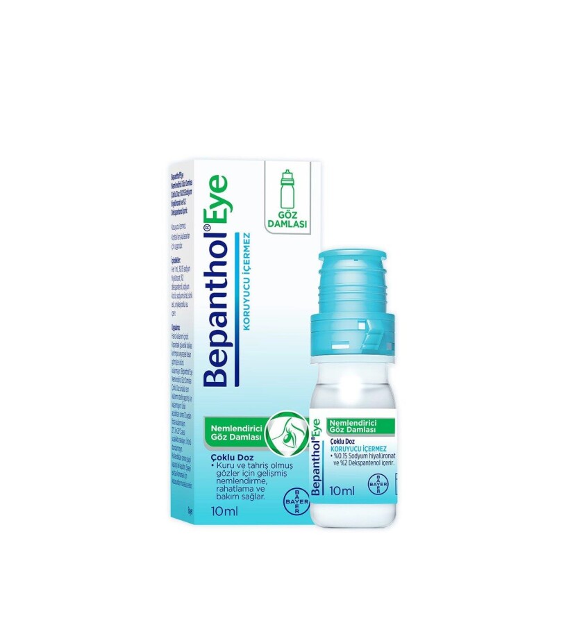 Bepanthol Eye Nemlendirici Göz Damlası Çoklu Doz 10ml - 1