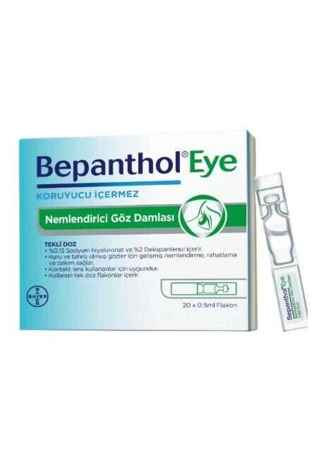 Bepanthol Eye Nemlendirici Göz Damlası Tekli Doz 20x0.5ml Flakon - 1