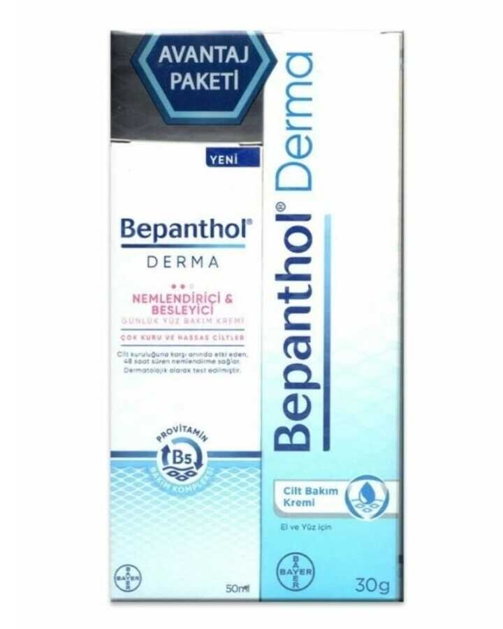 BEPANTHOL Nemlendirici Yüz Kremi 50 Ml+cilt Bakım Kremi 30 Gr Cilt Bakım Seti - 1