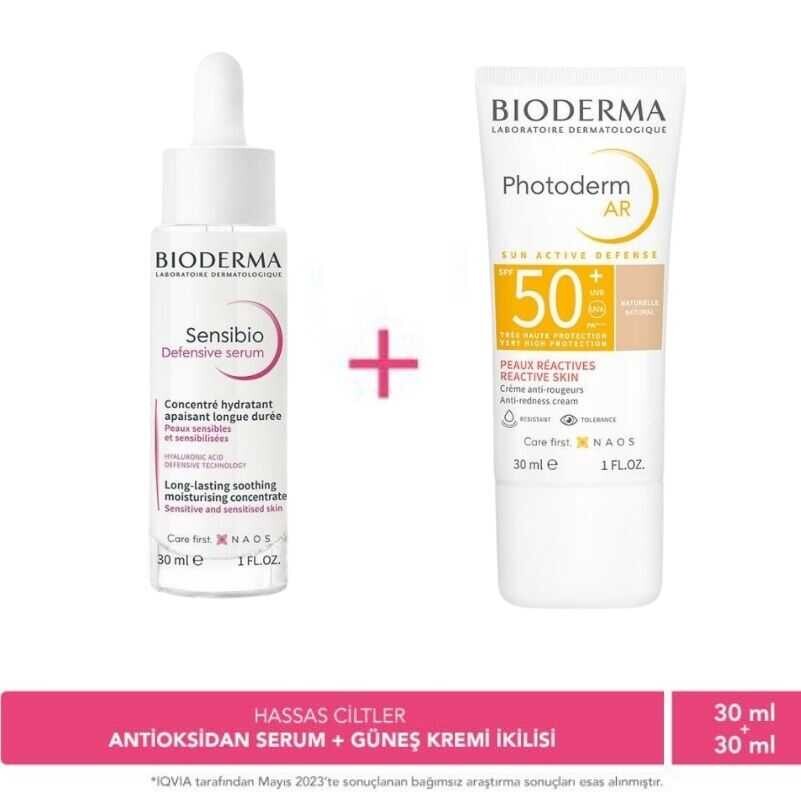 Bioderma Hassas Ciltler için Antioksidan Serum + Güneş Kremi İkilisi - 2