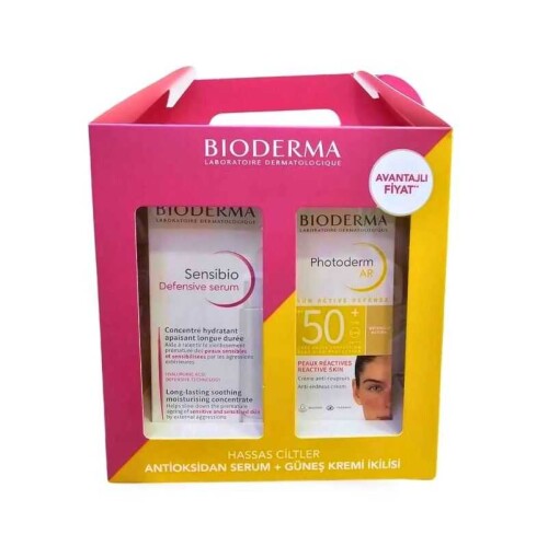 Bioderma Hassas Ciltler için Antioksidan Serum + Güneş Kremi İkilisi - 1