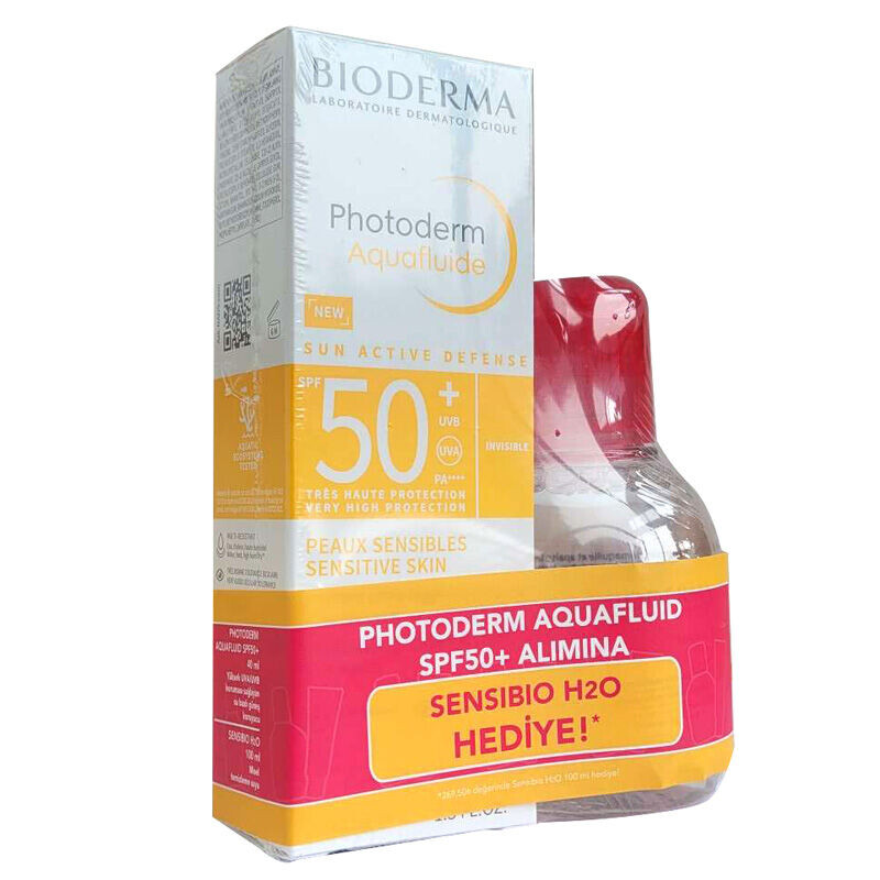 Bioderma Photoderm Aquafluide SPF50+ 40 ML- Sensibio H20 100 ML Hediye - 4