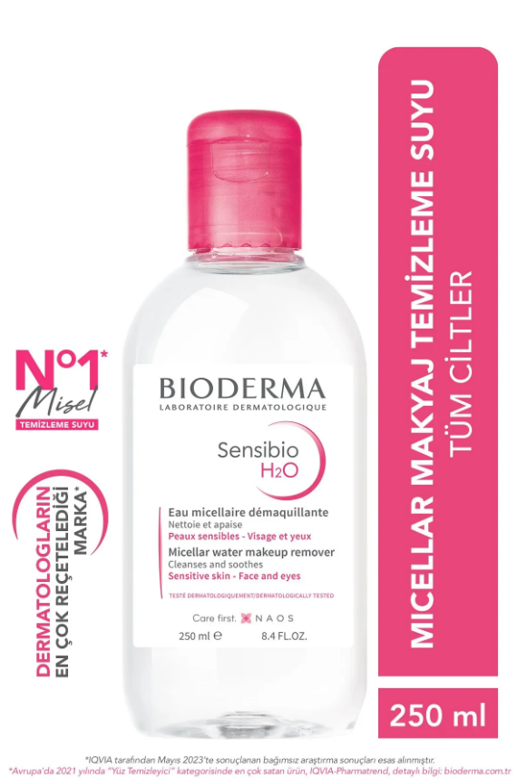 Bioderma Sensibio H2O Yüz ve Makyaj Temizleme Suyu 250 ml - 2