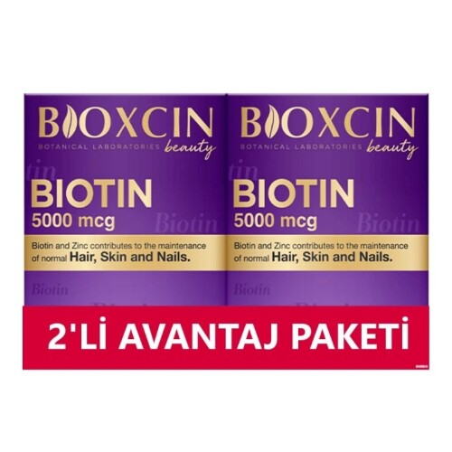 Bioxcin Biotin 5000 Mcg 1+1 Hediyeli - 1