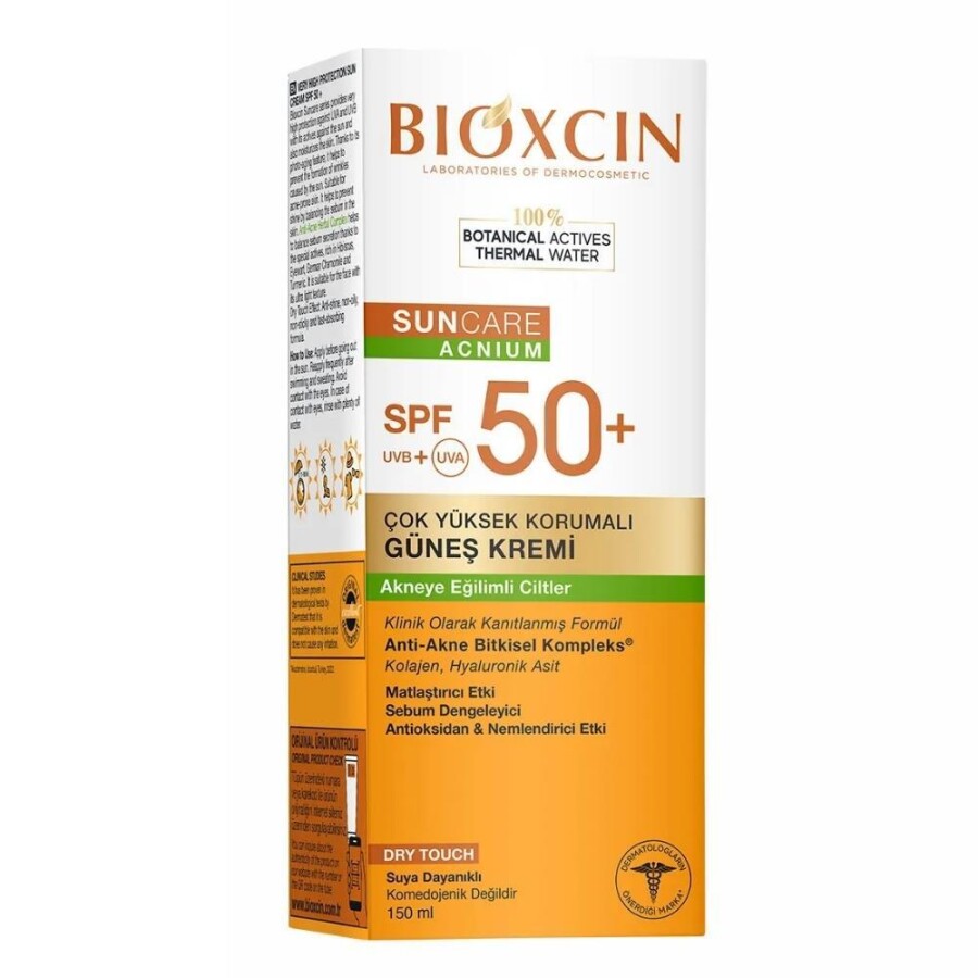 Bioxcin Sun Care Düzensiz Ciltler için Spf 50 Güneş Kremi 150 ml - 1