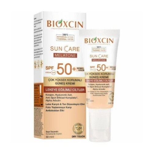 Bioxcin Sun Care Lekeli Ciltler için Güneş Kremi SPF 50+ 50 ml - Renkli - 1