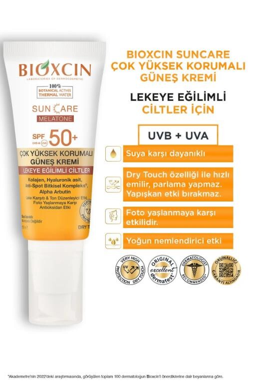 Bioxcin Sun Care Lekeye Eğilimli Ciltler İçin Güneş Kremi SPF50+ 50 ml - 6