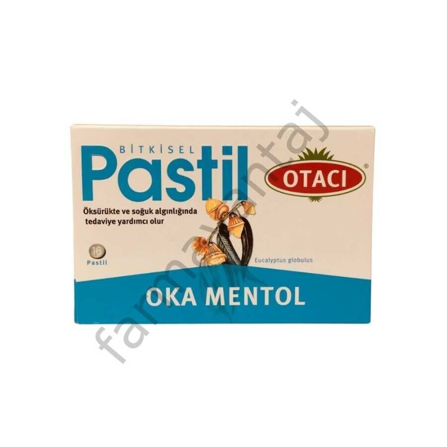 Bitkisel Pastil Oka Mentol İçeren Takviye Edici Gıda 16 Pastil - 1