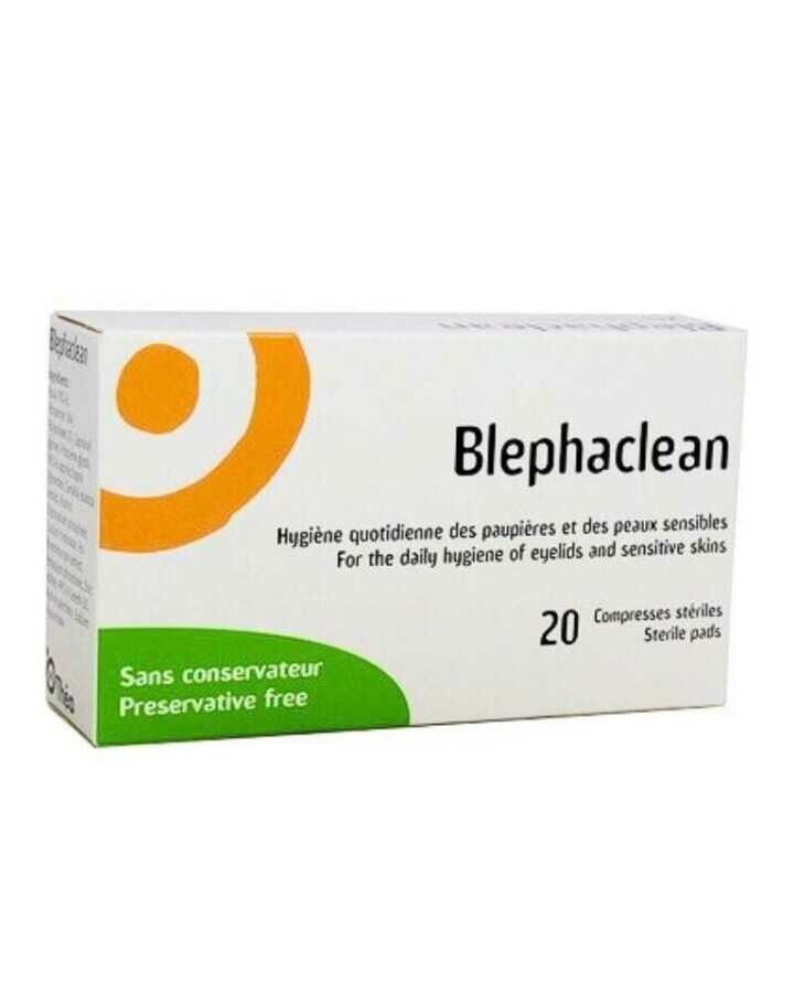 Blephaclean Göz Makyaj Temizleme Mendili 20 Adet - 1