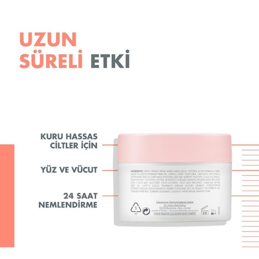 Avene Body Nemlendirici Vücut Balsamı 250 ml - 3