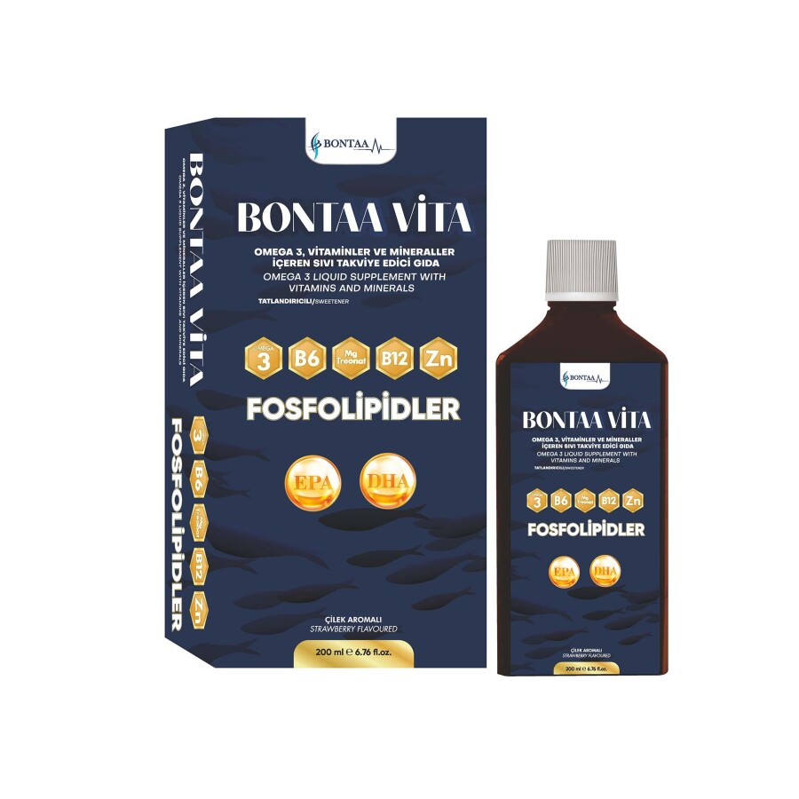 Bontaa Vita Fosfolipidler Omega Multivitamin Sıvı 200ML - 1