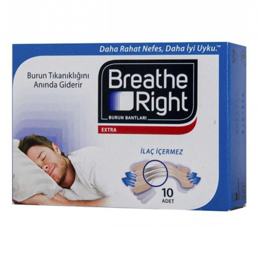 Breathe Right Extra Burun Bantları 10 Adet - 1