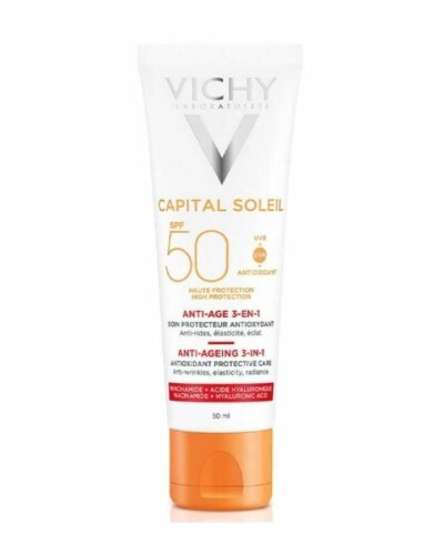 Capital Soleil SPF 50 Anti Aging 3-in-1 Güneş Kremi 50 ml - 1