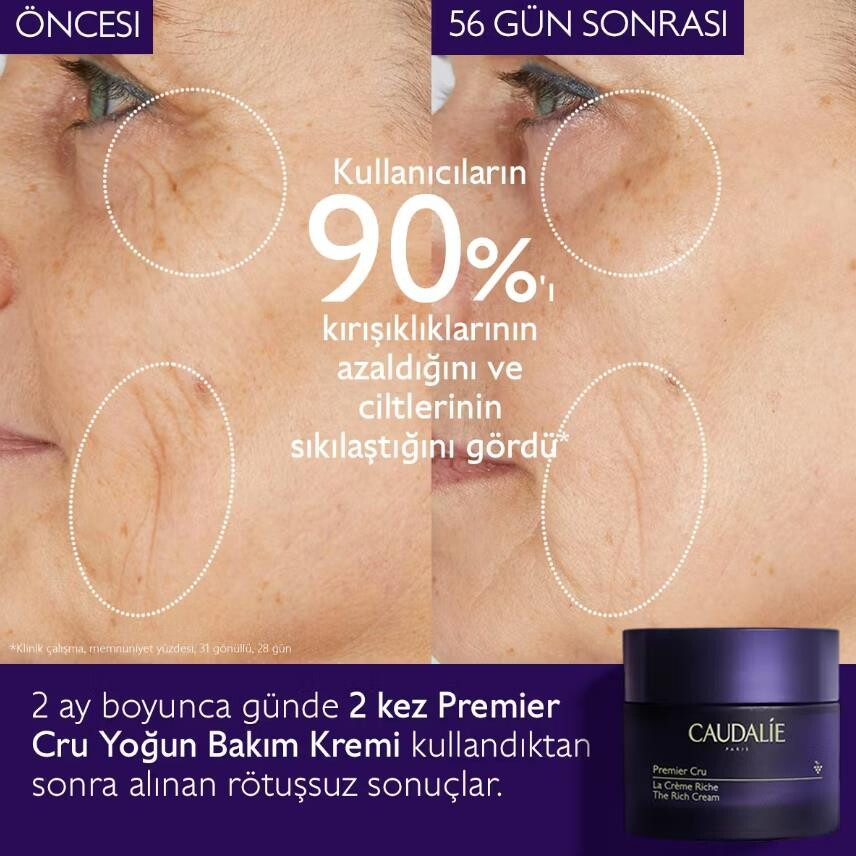 Caudalie Premier Cru Yaşlanma Karşıtı Gündüz Bakım Kremi 50 ml - 3