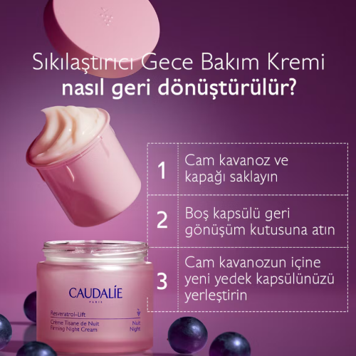 Caudalie Resveratrol Lift Firming Night Cream Refill 50 Ml - 2