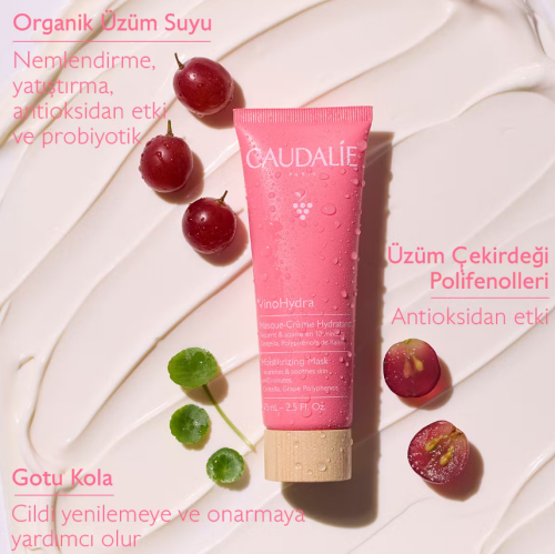 Caudalie Vinohydra Mousturizing Mask 75 Ml - 3