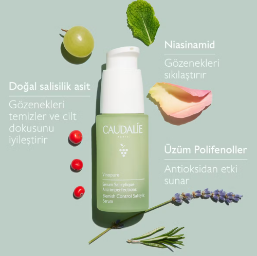 Caudalie Vinopure Blemish Control Salicylic Serum 30 Ml - 5