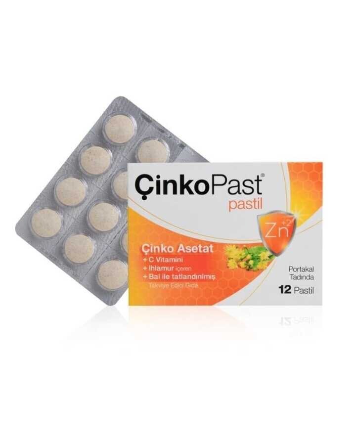 Çinkopast Portakal Ihlamur Bal 12 Pastil - 1