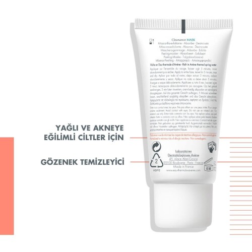 Avene Cleanance Arındırıcı Maske 50 ml - 4