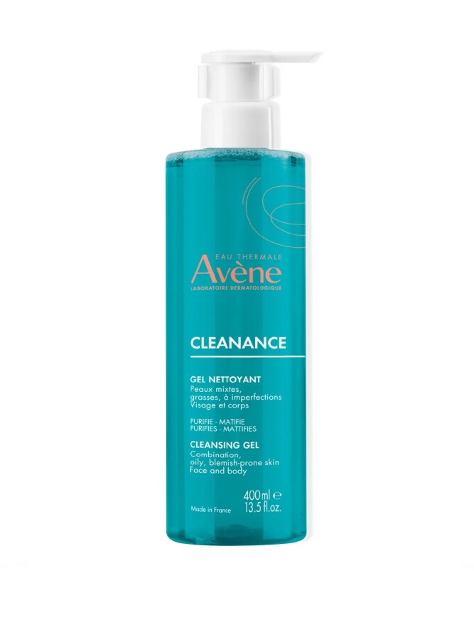 Avene Cleanance Karma ve Yağlı Ciltler İçin Temizleme Jeli 400 ml - 1