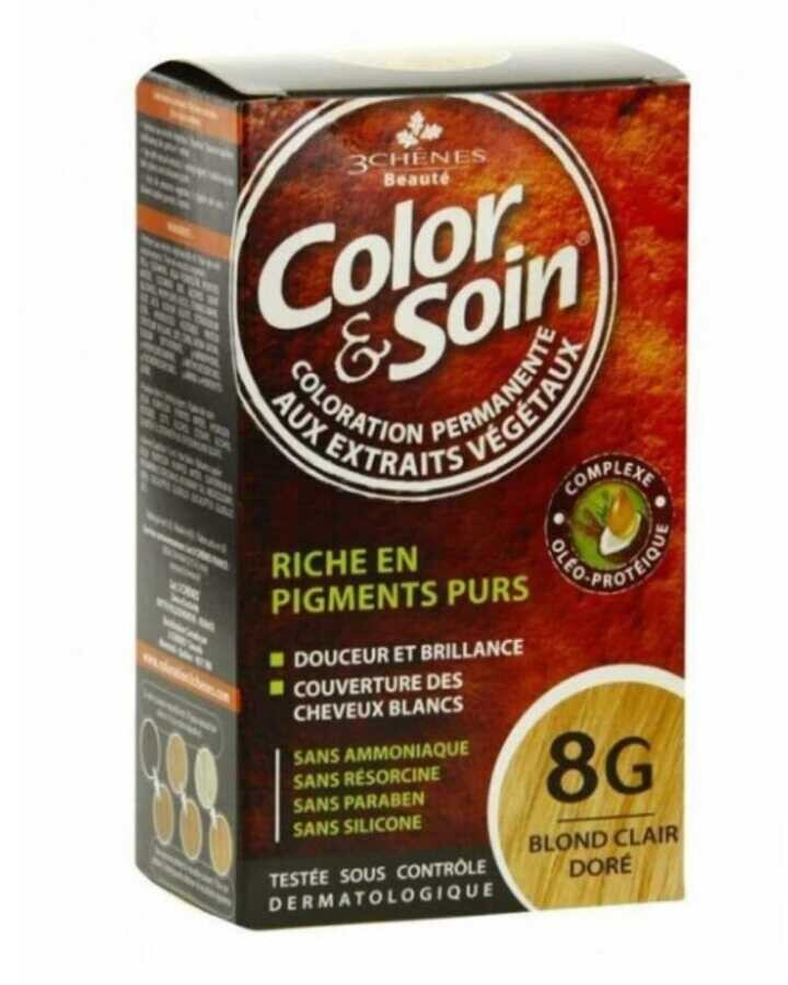 Color Soin Saç Boyası 8G Açık Bakır Sarısı - 1