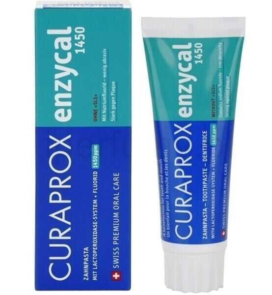 Curaprox Enzycal 1450 Diş Macunu 75ml (1459ppm Florür, RDA:60, 12 Yaş üstü) - 1