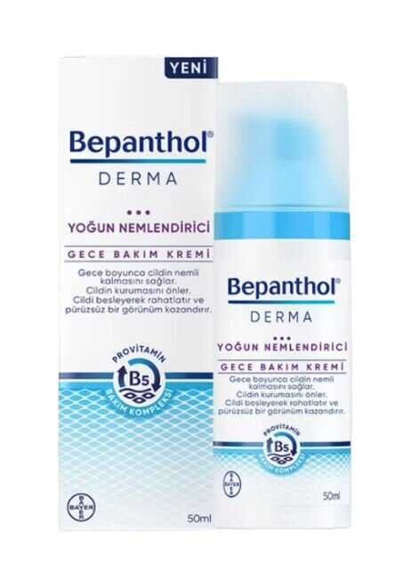 Derma Yoğun Nemlendirici Gece Bakım Kremi 50 ml - 1