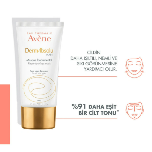 Avene DermAbsolu Mask Canlandırıcı Sıkılaştırıcı ve Yeniden Şekillendirici Maske 75 ml - 2