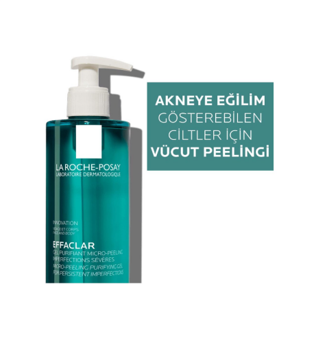 Effaclar Mikro Peeling Yüz ve Vücut İçin Temizleyici Jel 400 ml - 3