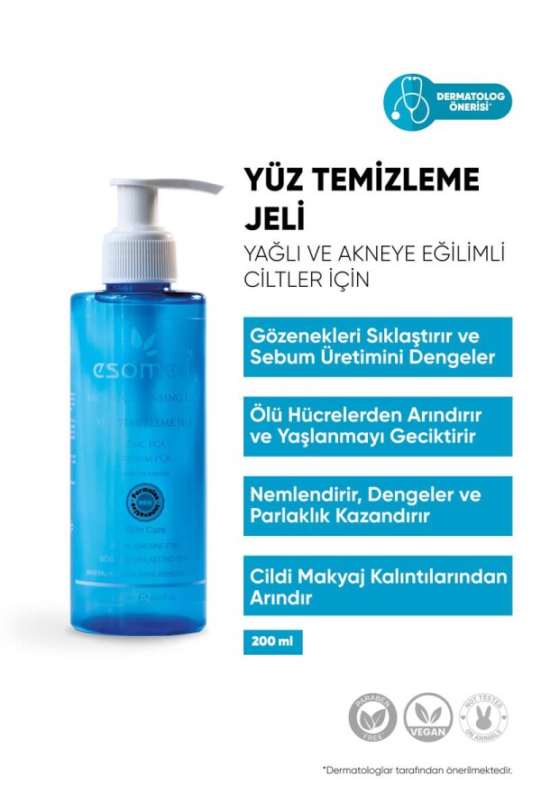 Esomed Yüz Temizleme Jeli 200 ML - 3