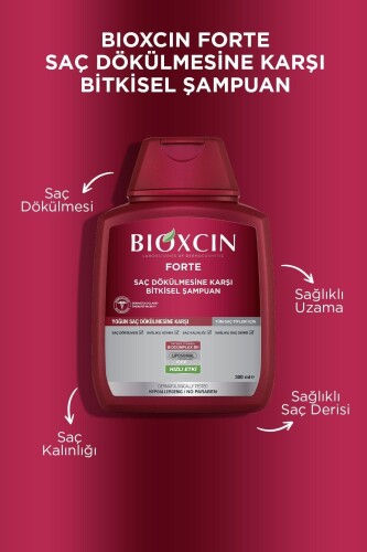 Bioxcin Forte Saç Dökülmesine Karşı Bakım Şampuanı 300 ml - 3 AL 2 ÖDE - 3