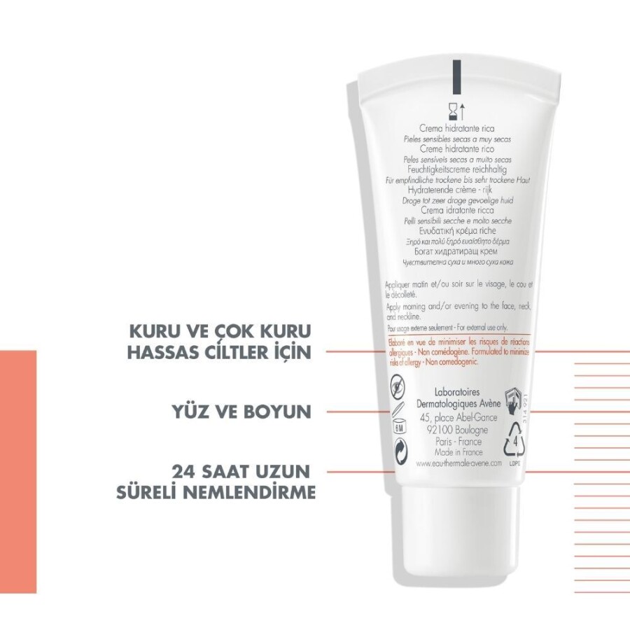 Avene Hydrance Rich Nemlendirici Krem 40 ml​ - 5