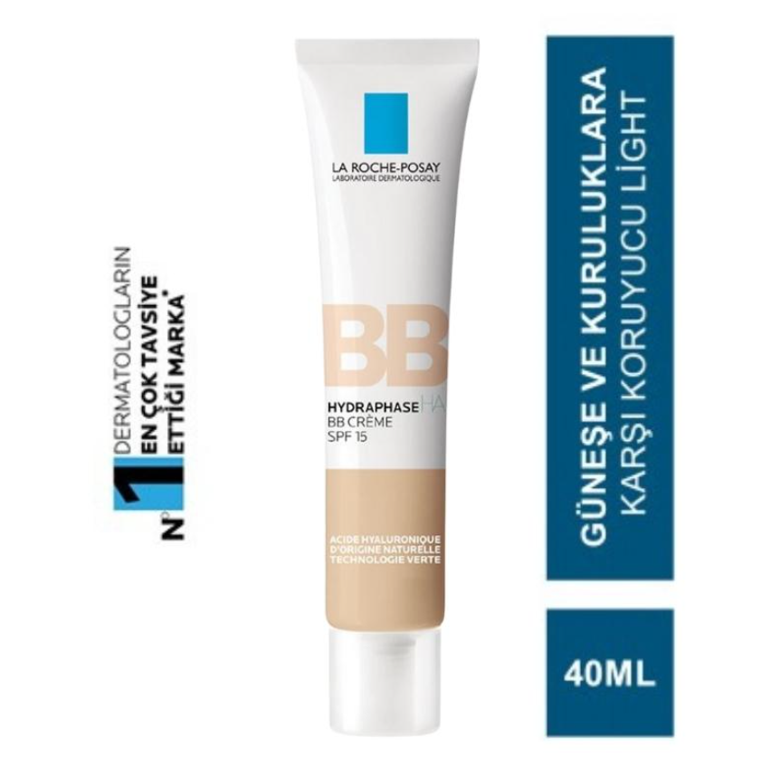 Hydraphase HA BB Light SPF15 Güneş Korumalı Renkli Nemlendirici Krem 40ml - 2