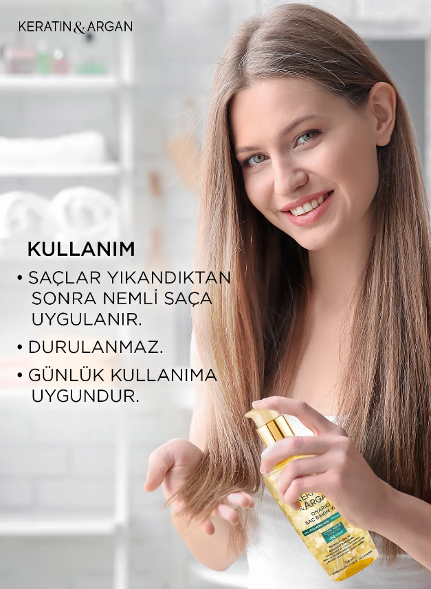 Bioxcin Keratin Argan Onarıcı Saç Bakım Yağı 150 ML - 4