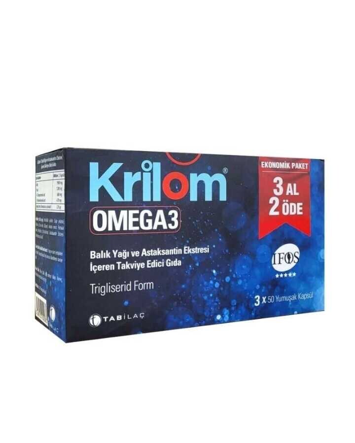 Krilom Omega 3 50 Kapsül 3 Al 2 Öde - 1