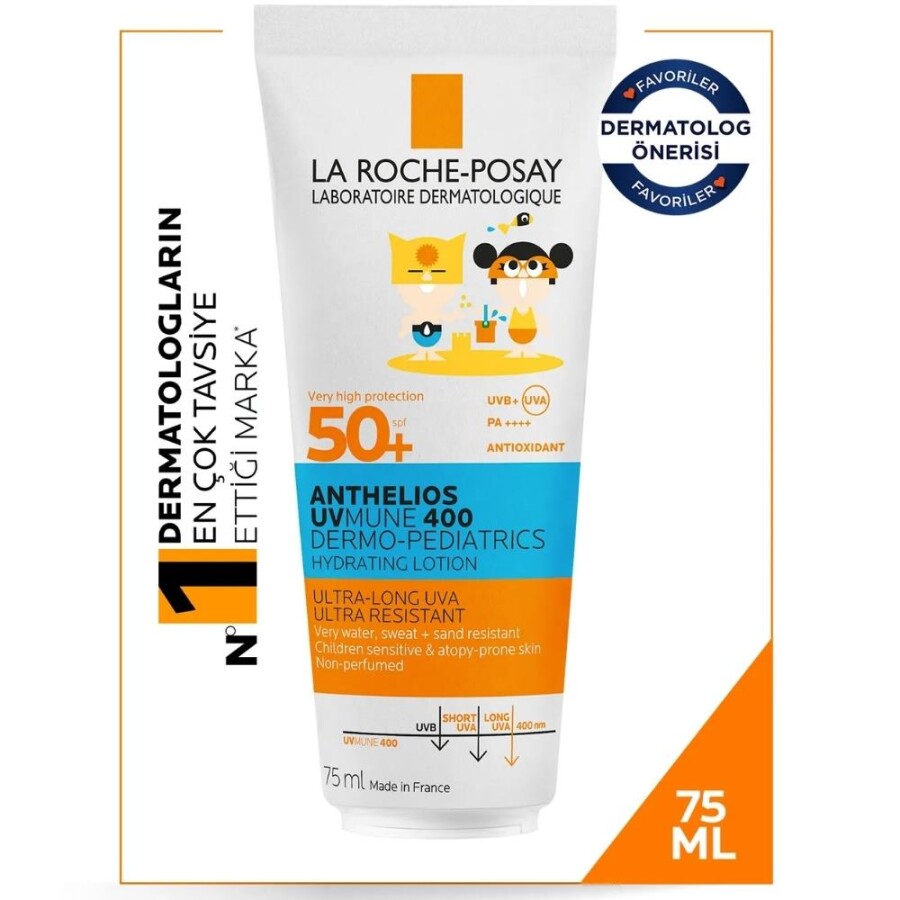 La Roche Posay Anthelios Uvmune 400 Dermo Pediatrics Spf 50 75 Ml - 1