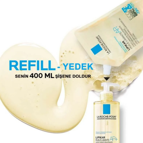 La Roche Posay Lipikar AP+ Refill Cleansing Oil Vücut Yıkama Yağı 400 ml - 2