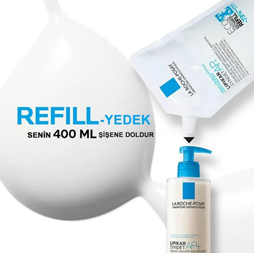 La Roche Posay Lipikar Syndet AP+ 400ml - Refill - 2