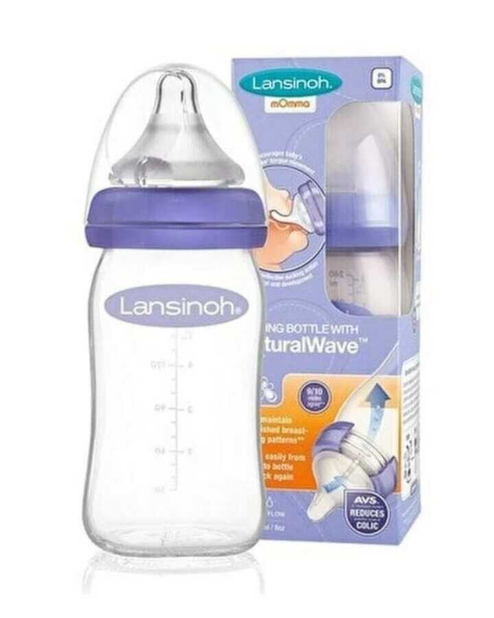 Lansinoh Natural Wave Biberon 160 Ml - 1